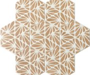 Retro dlažba Marca Corona Terracreta Cesello Chamotte Esagono 21,6x25