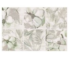 Elios Clay Flower Emerald 10x10 Decoro