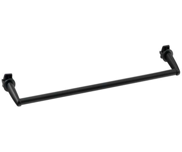 Aqualine Sušák Ručníků Na Otopná Tělesa 46cm Rovný, černá Mat