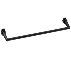 Aqualine Sušák Ručníků Na Otopná Tělesa 46cm Rovný, černá Mat