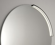 Sapho Moon Led Svítidlo 7,5w, 230v, 502x12x22mm, R350mm, černá Mat