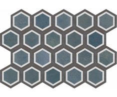 CIR Italica Terra Moderna Blu Esagona 24x27,7