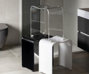 Ridder Trendy Koupelnová Stolička 40x48x27,5cm, černá Mat
