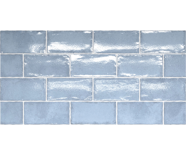 Retro obklad Equipe Altea Ash Blue 7,5x15 - modrá