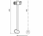 Sprchová Souprava Armony, Délka 60cm, Průměr 18mm, 1-polohová Sprška - Chrom -blistr 02156CBL