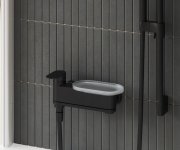Vanová nástěnná baterie Chrome II - CR II 022.20BL Vanová nástěnná baterie bez sprchového setu, černá X070463