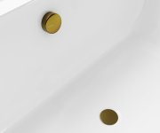 Polysan Vanová Souprava, Bovden, Délka 600mm, Zátka 72mm, Zlato Mat