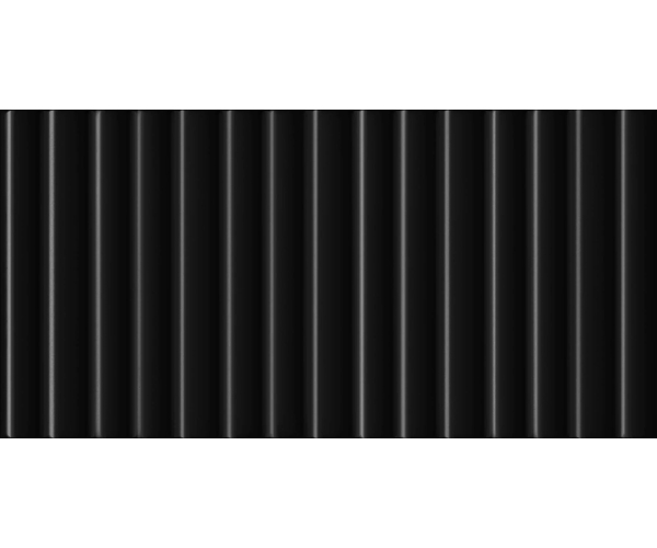 Retro dekor El Barco Pisa Black Glossy 15x30 - černá