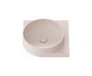 Umyvadlo Yard 45 C bez otvoru - Umyvadlo Yard 45 C, bez otvoru pro baterii, bez přepadu, Alabaster Pink XJX0G045000