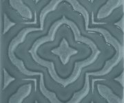 Vzorovaný dekor Aleluia Urban Atelier Decor Glam Atlantico 10x10 - tyrkysová