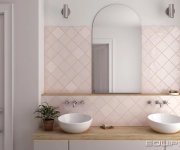 Obklad Equipe La Riviera Rose 13,2x13,2 - růžová
