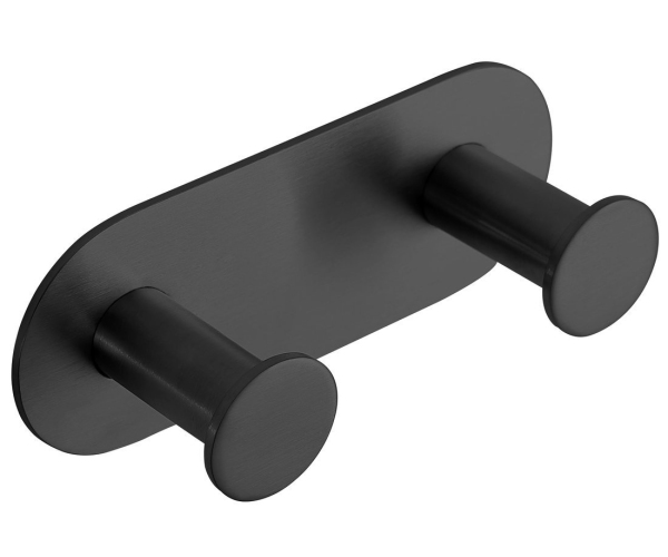 Sapho X-round Black Samolepící Dvojháček, černá Mat