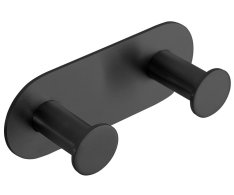 Sapho X-round Black Samolepící Dvojháček, černá Mat