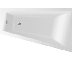 Aqualine Metuje Vana 160x100x42cm, Pravá, Bílá