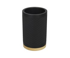 Aqualine Noir Sklenka Na Postavení, černá