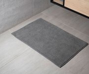 Aqualine Chenill Koupelnová Předložka 50x80cm, 100% Polyester, šedá