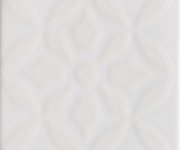 Vzorovaný dekor Aleluia Urban Atelier Decor Glam Branco 10x10 - bílá