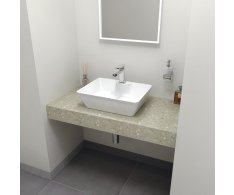 Sapho Tailor Rockstone Deska 70x50 Cm, Provedení Límce F
