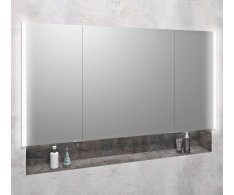 Sapho Integra Zápustná Galerka S Led Osvětlením, 125x70cm