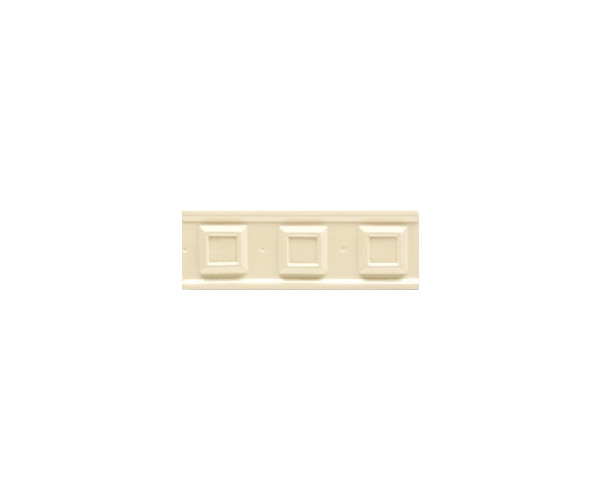Retro sokl Grazia Boiserie Square Beige Craquele 6,5x20 Luc. - béžová