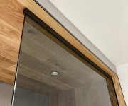 Polysan Architex Sada Pro Uchycení Skla, Podlaha-stěna-strop Se Spádovou Lištou, 1615x2600mm, Pravá, černá Mat