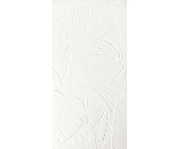 Květinový obklad APE Bellagio Lecco Bianco 60X120 Rett. - bílá