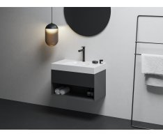 SD Lite 80 skříňka pod umyvadlo - SD Lite 80 skříňka pod umyvadlo černá matná