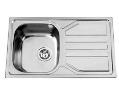 Dřez Okio 800, Matný Povrch, Tloušťka 0,7 Mm, Včetně Sifonu (rd0211110) A 3 1/2"sít