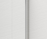 Polysan Esca Chrome Jednodílná Sprchová Zástěna K Instalaci Ke Stěně, Sklo čiré, 900 Mm