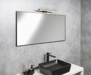 Sapho Arowana Zrcadlo V Rámu 50x80cm, černá Mat