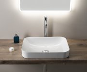 Isvea Sott Aqua Keramické Umyvadlo 50x38cm, Bílá