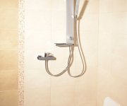 Aqualine Rome Sprchový Sloup K Napojení Na Baterii, Hlavová, Ruční Sprcha, Chrom