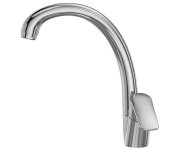 Mereo Dřezová Stojánková Mimoúrovňová Baterie, Pego S Ramínkem Nad Pákou, Výška 240 Mm, Chrom