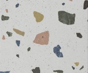 Dlažba jako terrazzo Cir Forever Color Terrazzo White 20x20 Matt. - bílá