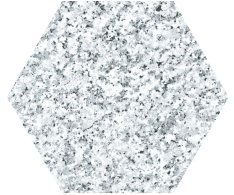 Codicer Granite White Hex 22x25