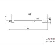 Výtokové Bílé Flexi Rameno Pro Ven3120f02 VEN+3120RAM-F02