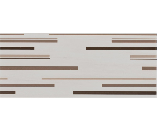 Béžový obklad s hnědými pruhy Polis N.Y.C. Skyline Decoro Beige 25x60