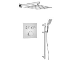 Sapho Smart Select Podomítkový Sprchový Set S Termostatickou Baterií, 2 Výstupy, Posu