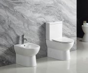 Aqualine Jalta Wc Kombi, Rimless, Spodní/zadní Odpad, Bílá