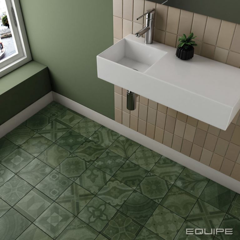 Realizace Dlažba Equipe Antiqua Encants Green 20x20