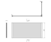 Polysan Universal Rohový Panel 160x70x52cm, L/r