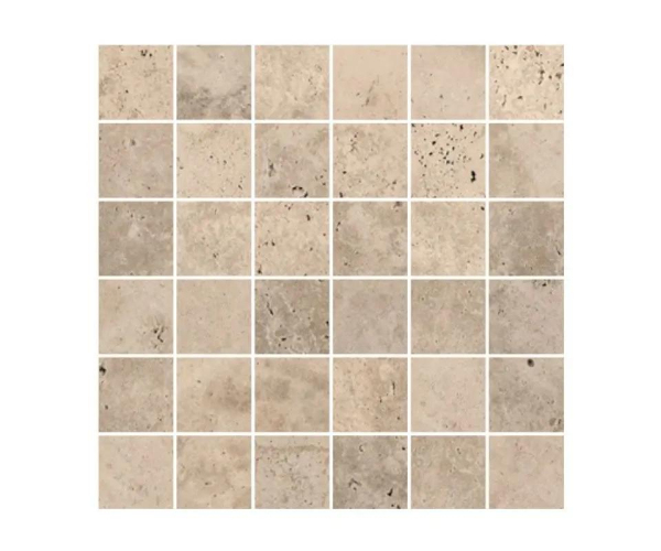 Mozaika jako kámen Cir In Falda Pietra Di Rapolano Mosaico 30x30 (5x5) Matt. - béžová