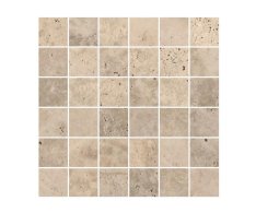 Cir In Falda Pietra Di Rapolano Mosaico 30x30 (5x5) Matt.