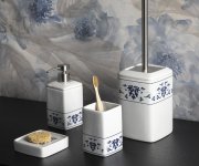 Gedy Cixi Mýdlenka Na Postavení, Porcelán, Bílá/modrá