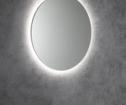 Sapho Velur Kulaté Zrcadlo S Led Podsvícením ø 70cm
