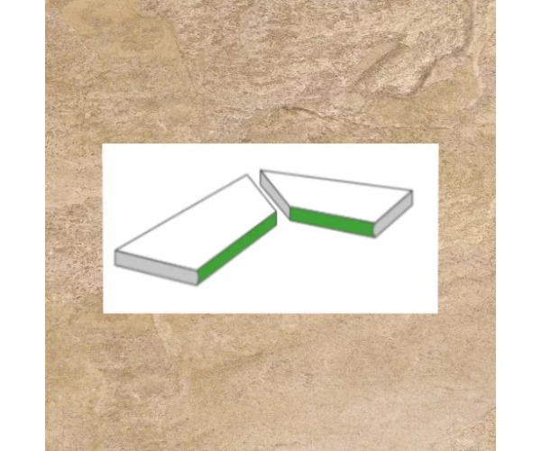2cm dlažba jako kámen Castelvetro Quartz Stones Gold Gradone Torato Ang. Interno 30x60 - 2pc - béžová