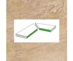 Castelvetro Quartz Stones Gold Gradone Torato Ang. Interno 30x60 (20mm) - 2pc