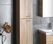 Aqualine Zoja/keramia Fresh Skříňka Vysoká 30x140x20cm, Dub Platin