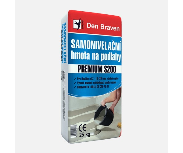 Samonivelační hmota na podlahy PREMIUM S200 - šedá, 25 kg