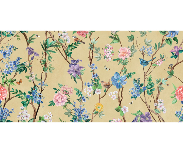 Květinový dekor Impronta Decora Oriente 60x120 Matt. Rett.